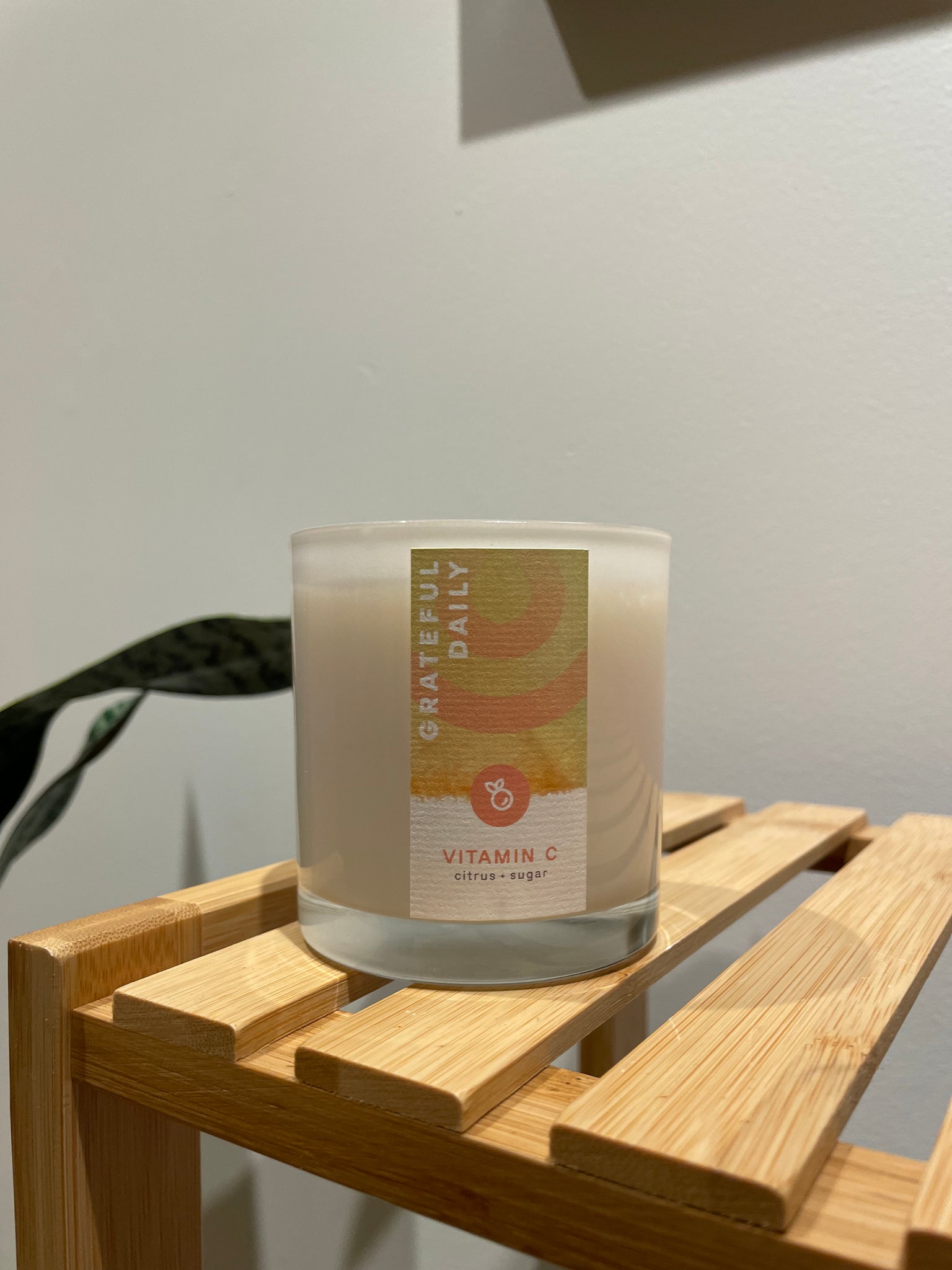 LIMITED EDITION: Vitamin C + Carnelian Crystal Soy Candle
