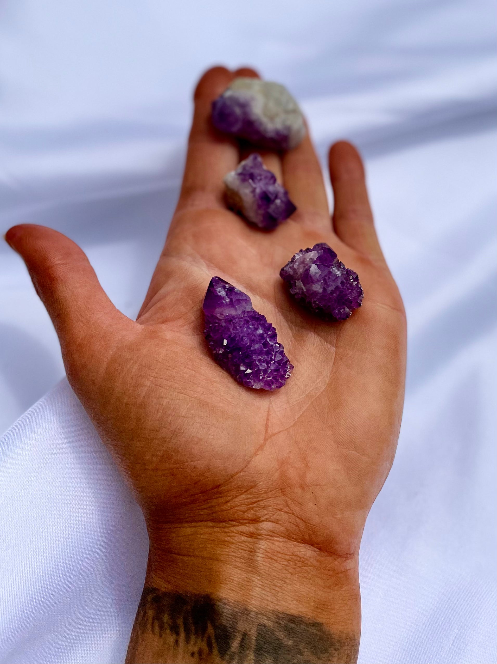 Amethyst Spirit Quartz Cluster