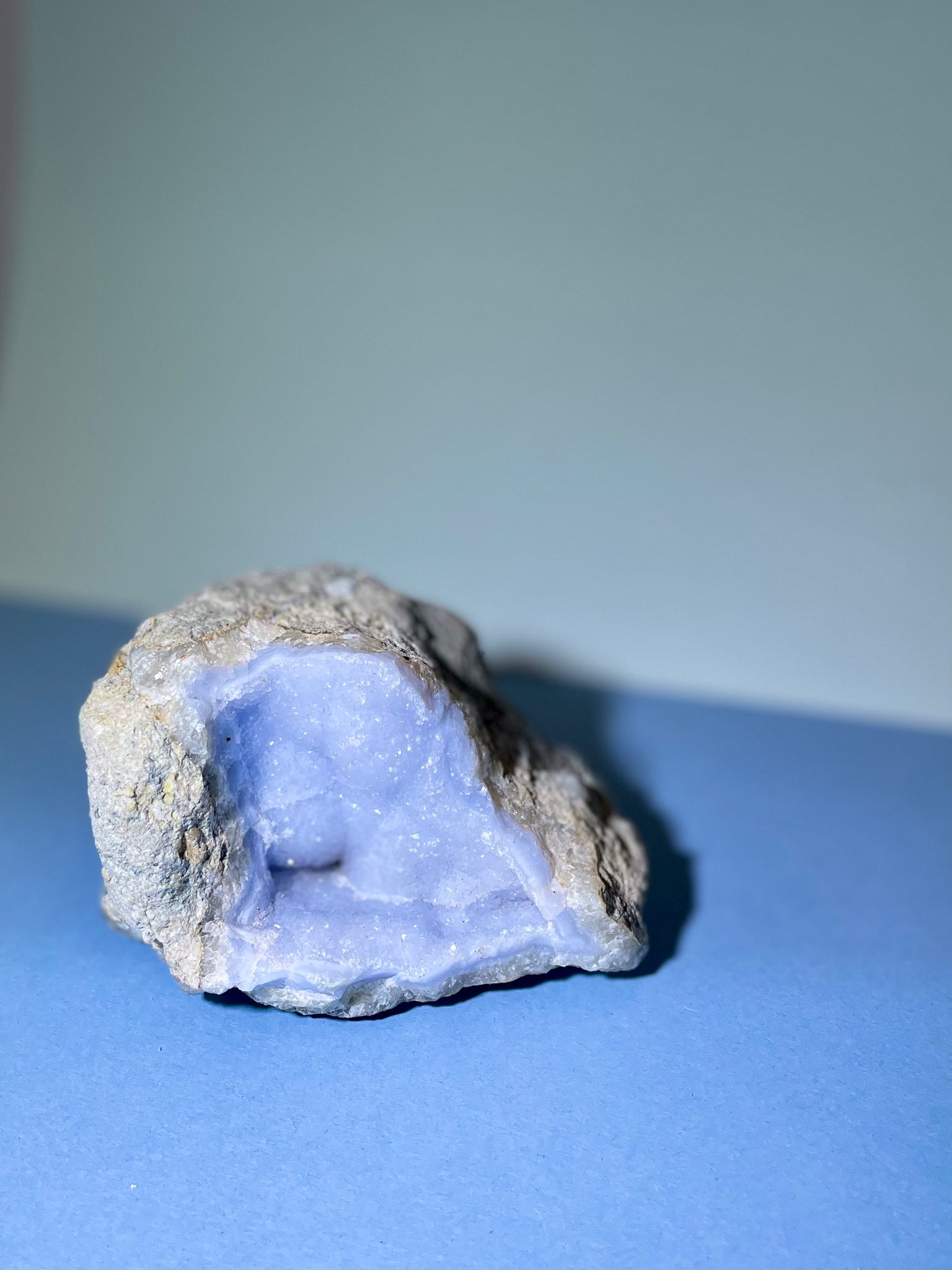 Natural Blue Lace Agate Crystal Healing Collective