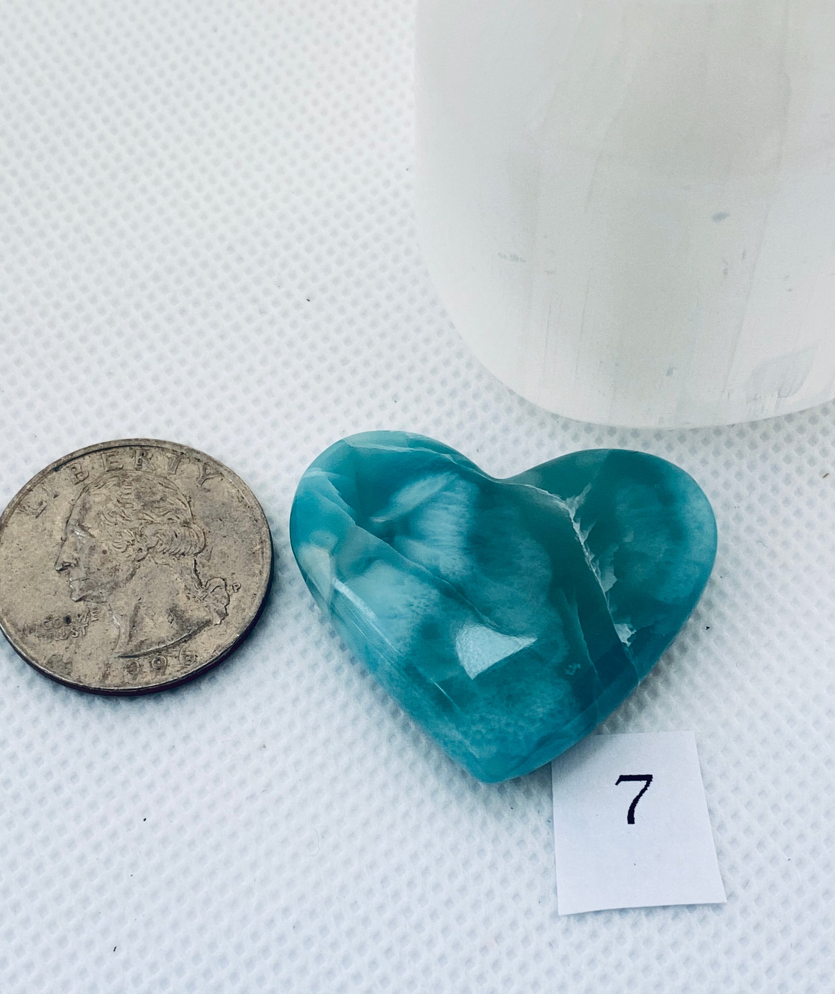 Larimar Heart Meditation Crystals