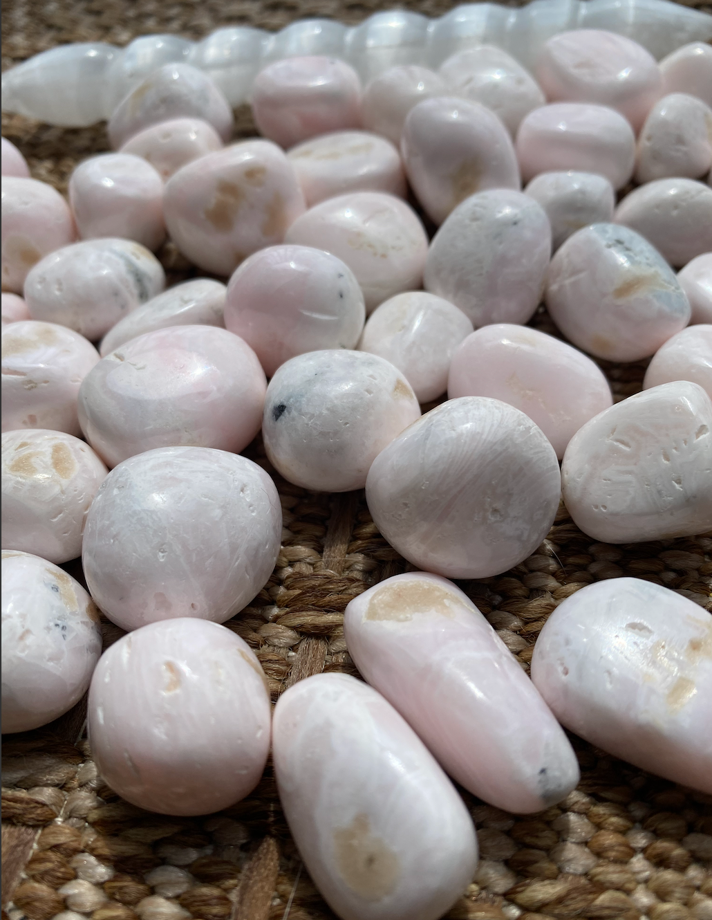 Mangano (Pink) Calcite Tumble Stone
