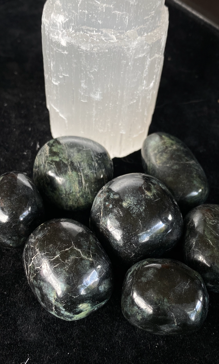 Nephrite (Green Jade) Polished Tumble - large