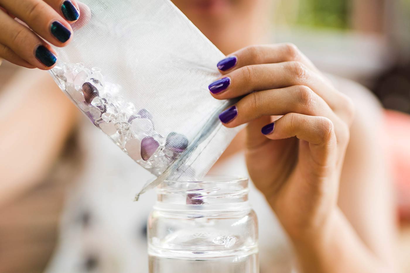 INU! DIY Crystal Water Bottle
