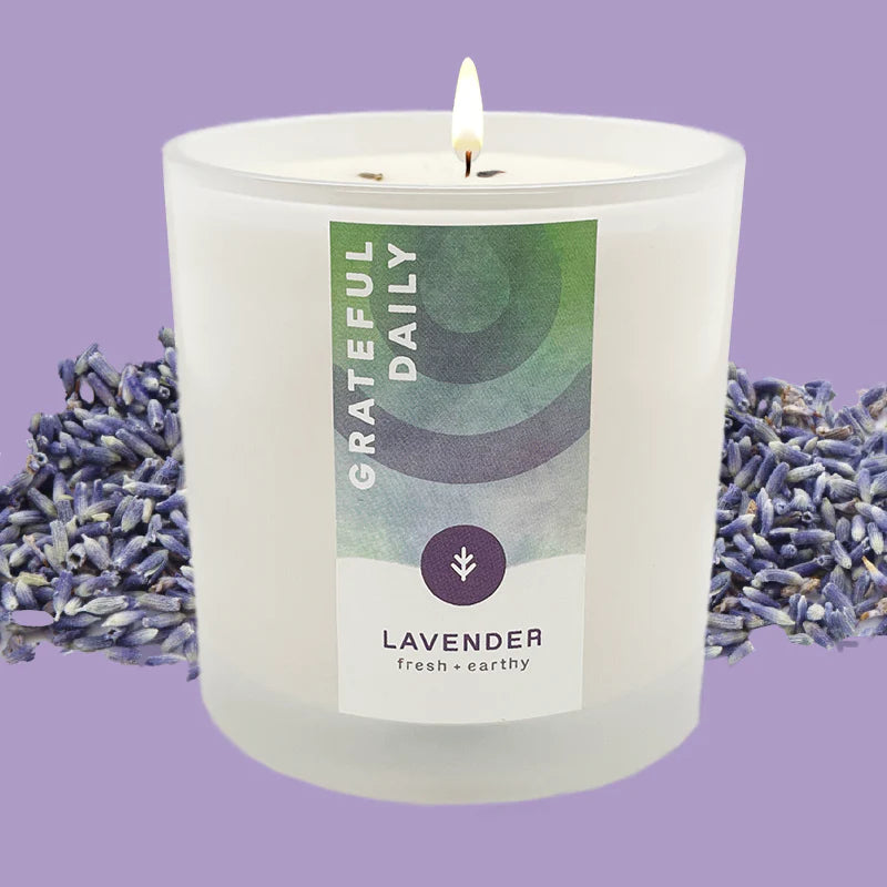 LIMITED EDITION: Lavender + Amethyst Crystal Soy Candle