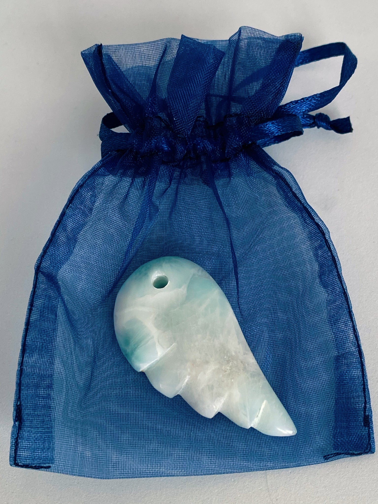 LARIMAR WINGS for Jewelry or meditation
