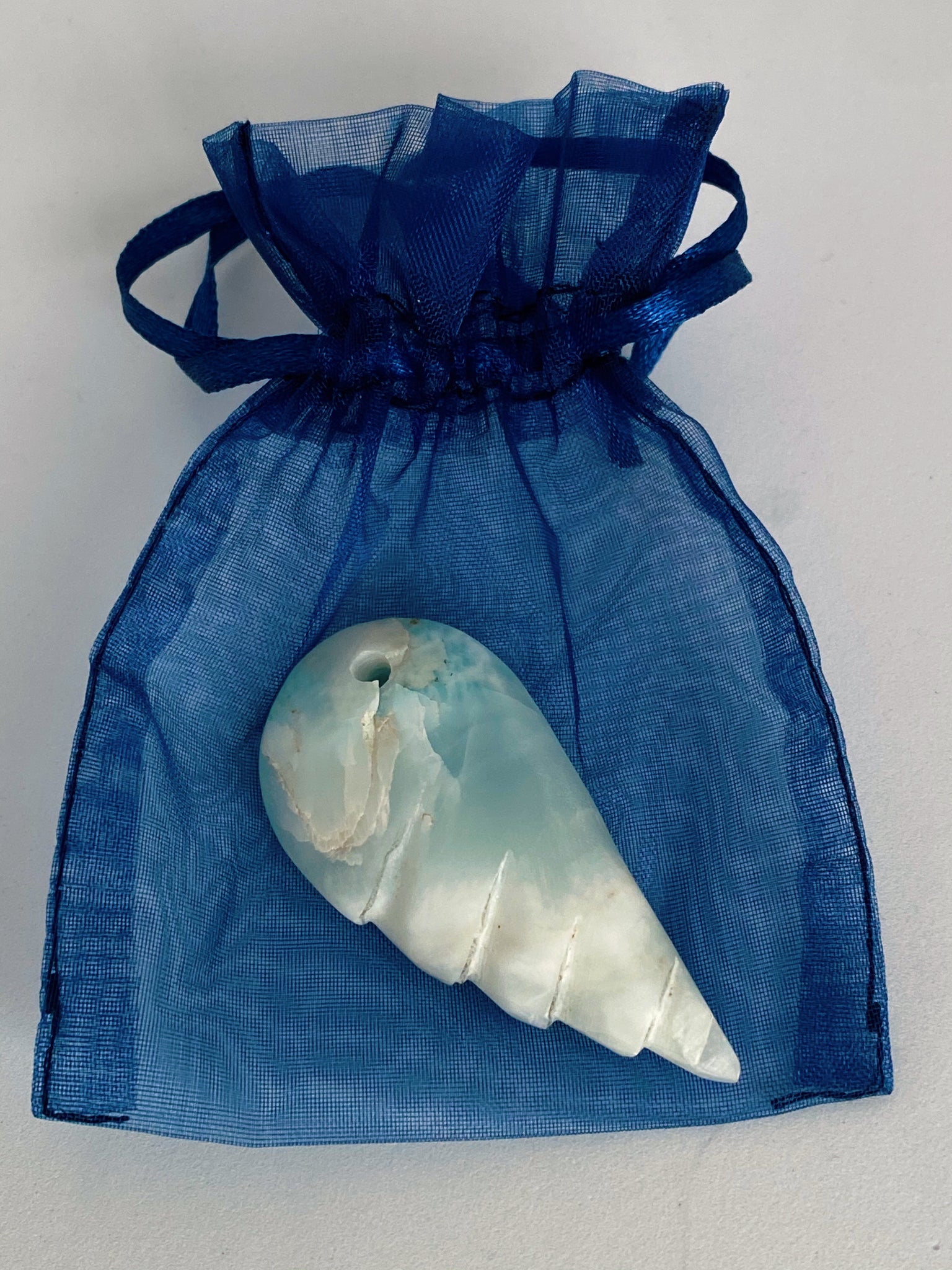LARIMAR WINGS for Jewelry or meditation